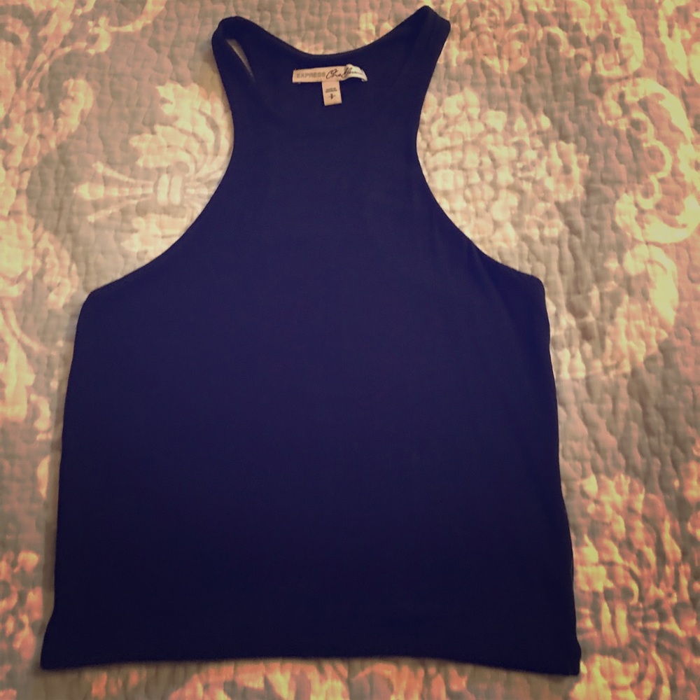 Black crop top from Express